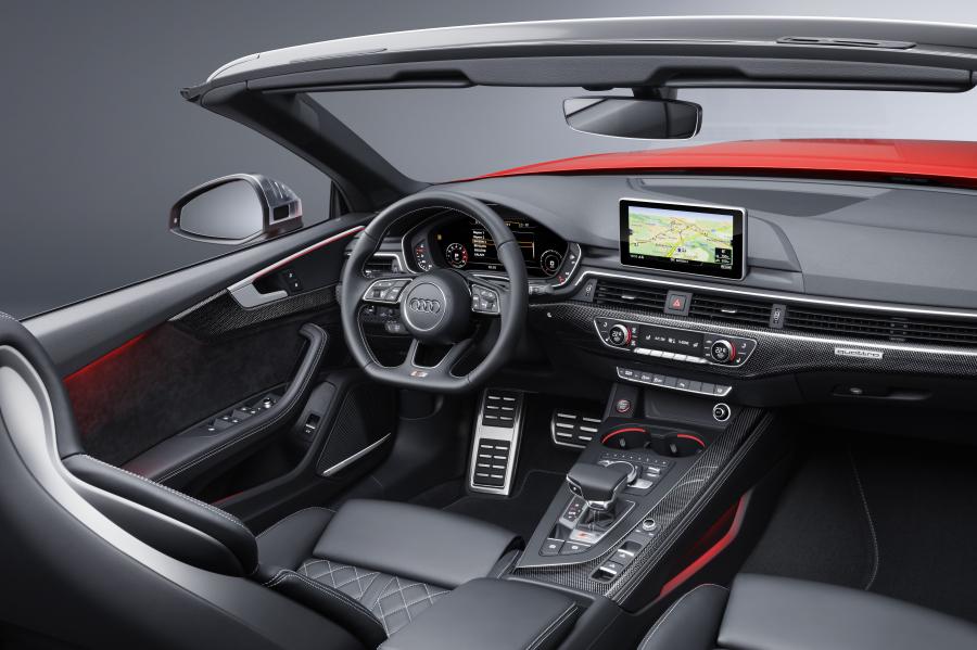 Интерьер Audi S5 Cabriolet 2017 года  (WW) (фото 15 из 53)